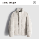 白鸭绒羽绒服 高端保暖羊毛加厚短款 M4254 即将断码 MindBridge