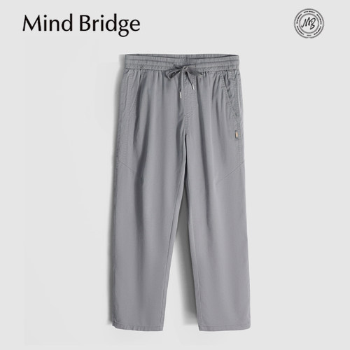 MindBridge莱赛尔天丝/3色经典弹力直筒商务休闲抽绳卫裤透气MB4X
