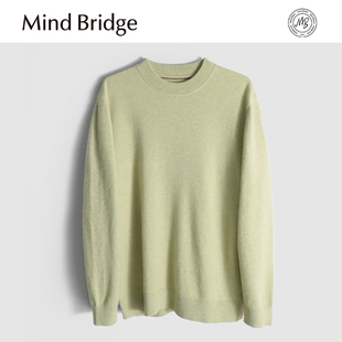 MindBridge羊绒羊毛混纺 MA6S 2股16支秋冬圆领保暖内搭打底针织衫