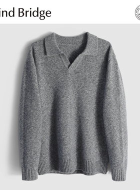 MindBridge100%绵羊毛/560g26支全毛纱线/秋冬休闲保暖针织衫MA73