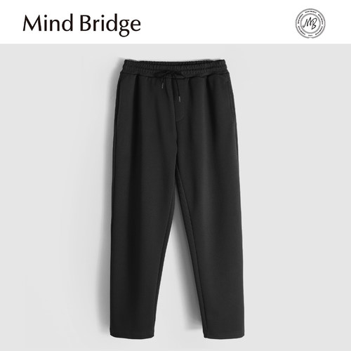 MindBridge高克重/加厚针织面料/秋季户外运动宽松直筒休闲裤MA9T