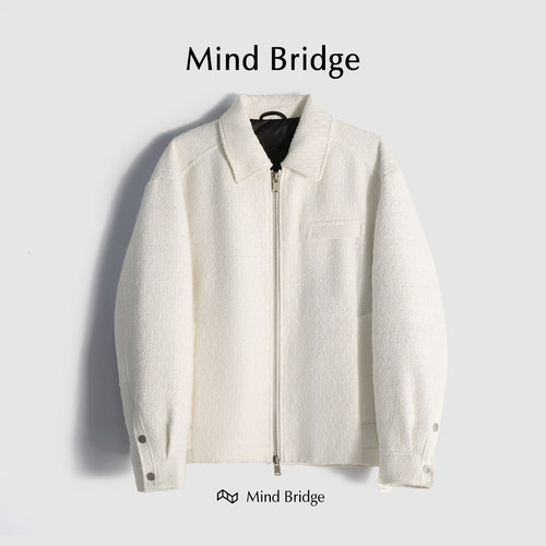 MindBridge冬季保暖羽绒服白鸭绒