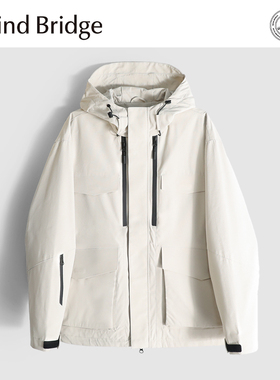 MindBridge【romeo's secret】户外防风休闲连帽夹克微弹耐磨MA1L