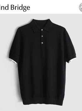 MindBridge【100%全棉】夏季商务休闲短袖T恤POLO衫抗皱透气 MA0U