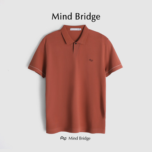 MindBridge短袖休闲商务POLO衫