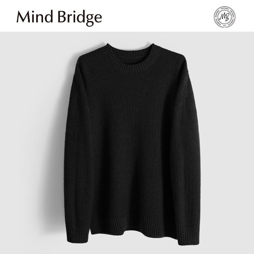 MindBridge【即将断码】100%绵羊毛加厚内搭打底保暖针织衫冬MA6Y
