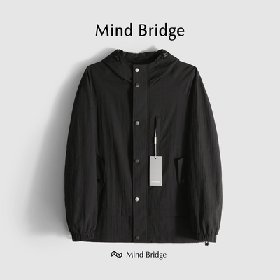 MindBridge连帽春宽松休闲夹克潮