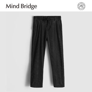 防风保暖直筒商务休闲裤 秋冬男士 抗皱MA5T 软糯灯芯绒 MindBridge