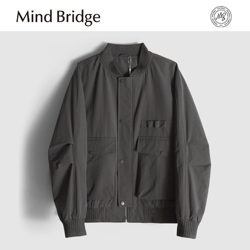 MindBridge【即将断码】90鸭绒休闲防风保暖棒球领羽绒夹克冬MAAW