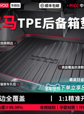 车丽友适用宝马X3 X1 X5 i3三系330五系325li 530汽车TPE后备箱垫