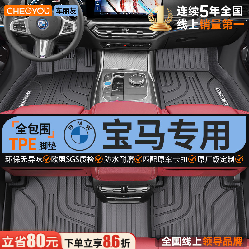 车丽友宝马专用全包围TPE脚垫图片