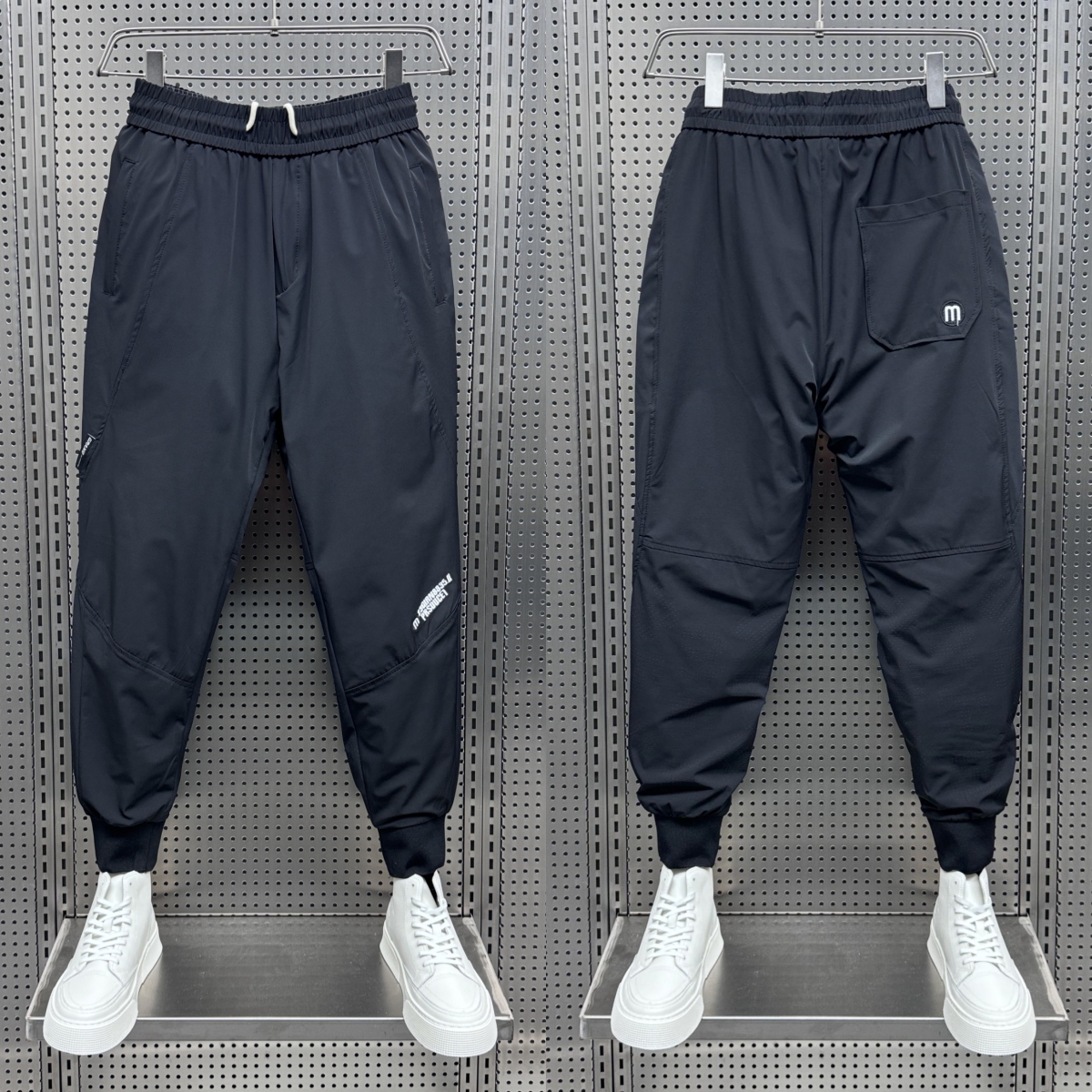 休闲裤男士百搭痞帅束脚哈伦裤