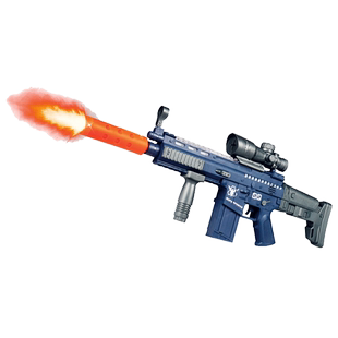 儿童电动玩具枪带声音乐灯光宝宝小男孩子5震动喷雾枪冲锋枪3-6岁