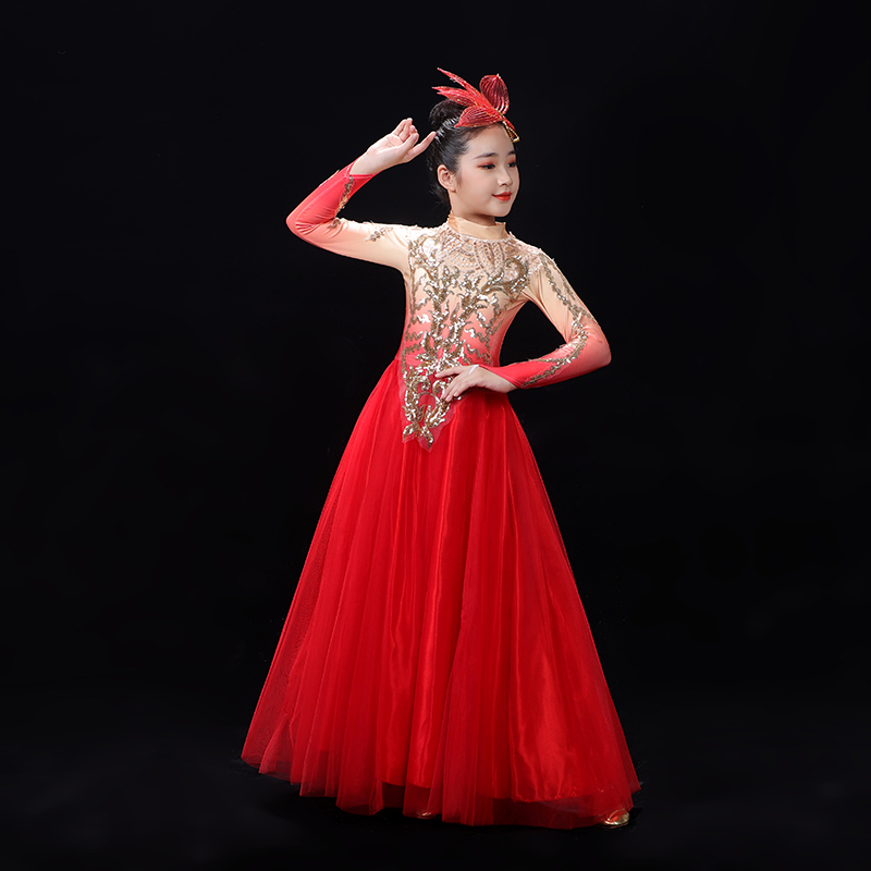 儿童节表演服装中国舞蹈万