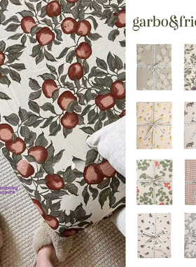 【床笠】95折瑞典Garbo and Friends成人儿童纱布床品棉印花北欧