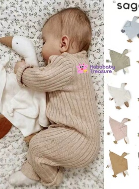 丹麦 SAGA Copenhagen婴幼儿宝宝ins大鹅安抚巾玩具手偶奶嘴挂饰