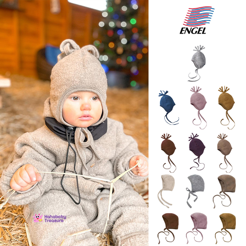 85折纯羊毛胎帽engel胎帽