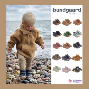 8折 丹麦Bundgaard婴幼儿学步鞋凉鞋橡胶防滑底软皮革软底魔术贴