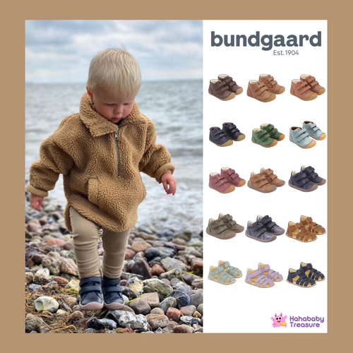 8折 丹麦Bundgaard婴幼儿学步鞋凉鞋橡胶防滑底软皮革软底魔术贴