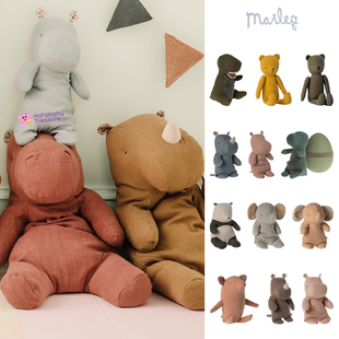 【玩偶合集】95折丹麦代购Maileg亚麻布艺过家家玩具毛绒安抚玩偶