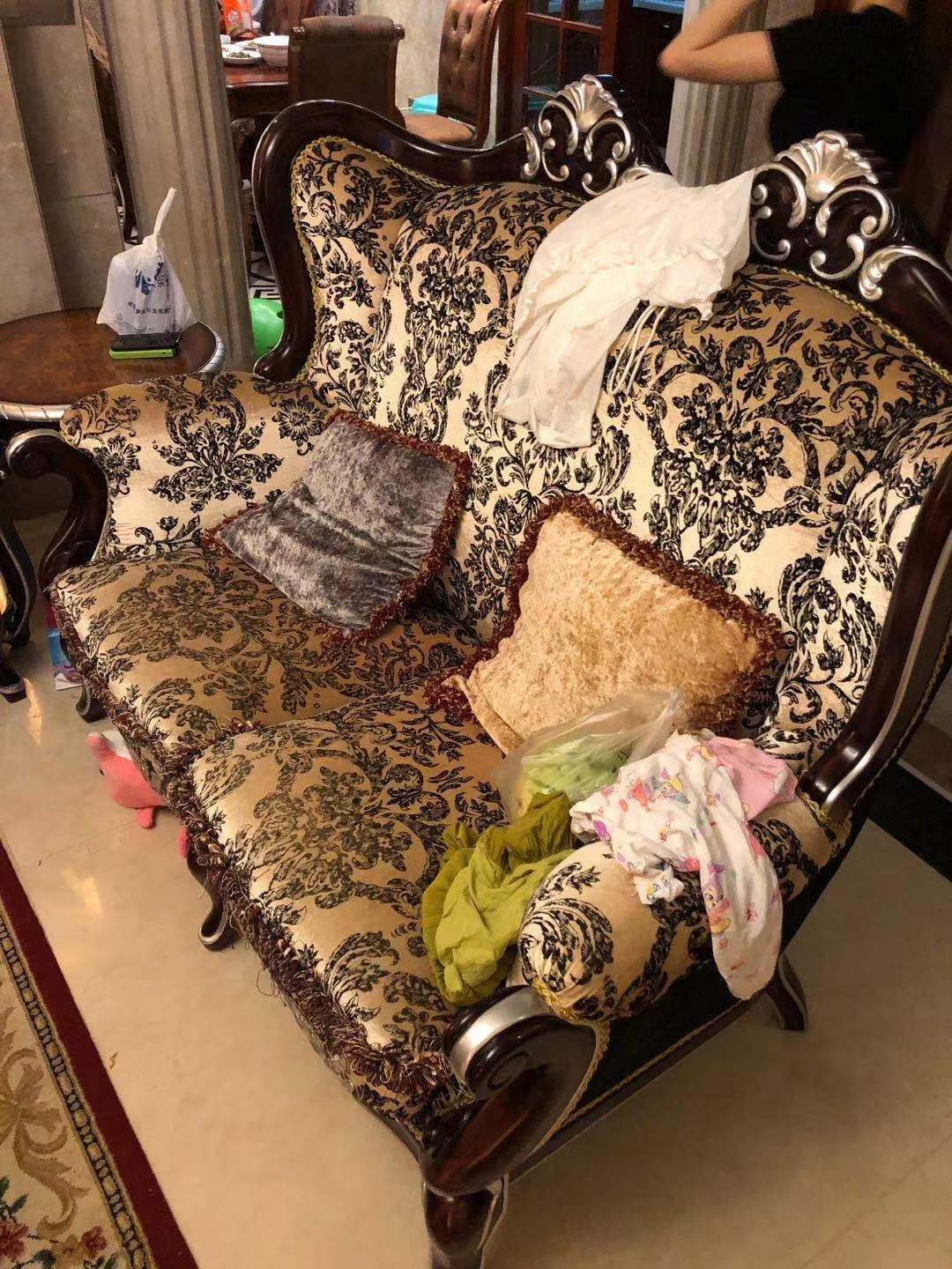 旧椅子翻新沙发修复包真皮床头换海绵垫换套上门换皮维修实拍