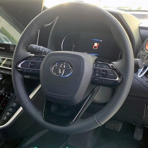 适用于丰田22款VOXY方向盘亮片装饰框按键贴noah90系方向盘贴内饰