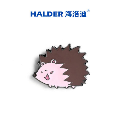 HALDER可爱小刺猬动植物徽章 ins潮简约风胸针可爱女书包装饰饰品 - 封面