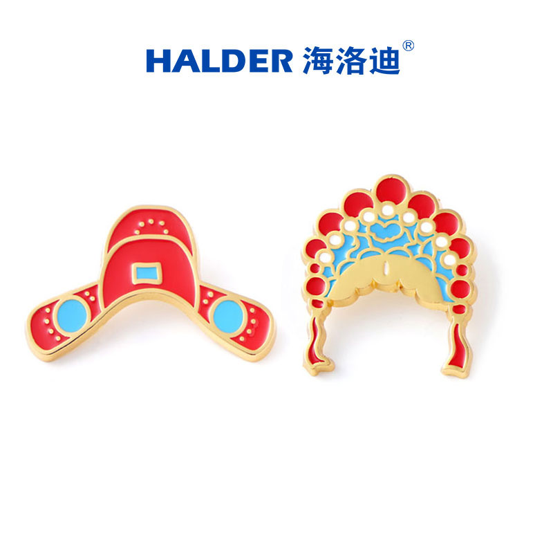 头饰徽章海洛迪合金文创戏剧情侣