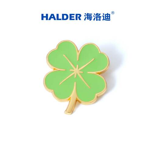 海洛迪植物金属通用简约百搭徽章