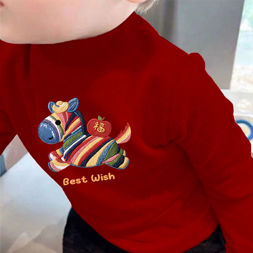 儿童红色拜年服秋冬季男童半高领打底衫德绒宝宝保暖上衣长袖T恤,童装/婴儿装/亲子装,保暖上装,淘宝优惠券,粉丝福利购,淘宝优惠卷