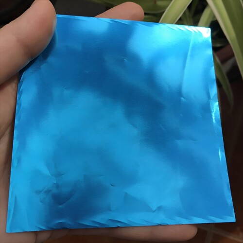 誉香天蓝色铝箔纸包装锡纸光面