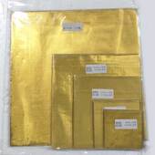 金色巧克力锡纸茶叶包装 压纹锡纸 费列罗糯米蛋用细格纹铝箔纸莎