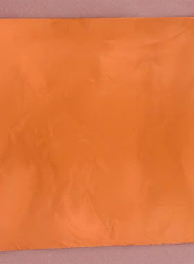 誉香橙色铝箔纸彩色包装锡纸7*7 8 9 10 12 13 15 20 24 30 45cm