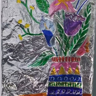 金银色锡纸画浮雕铝箔幼儿园童手工运动人学生沉船实验70微米厚A4