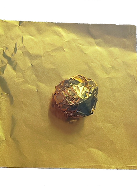 金色巧克力锡纸压纹细格纹用莎