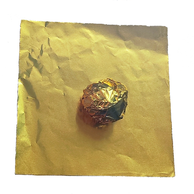 金色巧克力锡纸压纹细格纹用莎