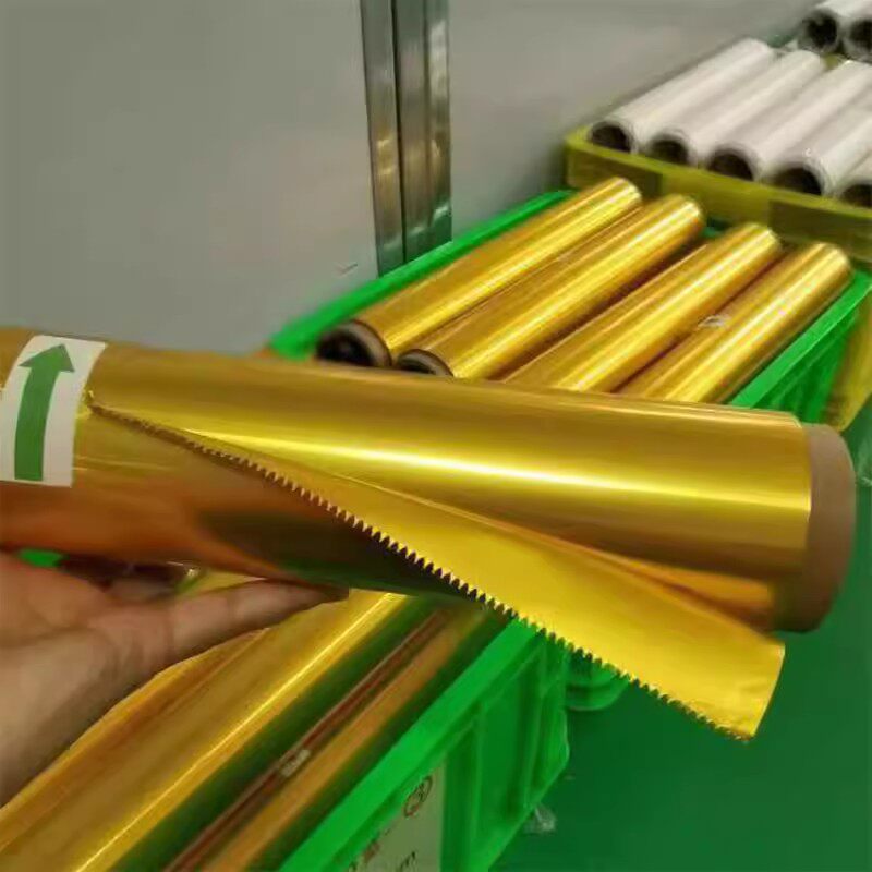 双面金色锡纸卷酒店冷盘垫纸包装铝箔加厚18米长背景装饰手工DIY