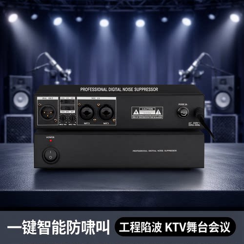 得普声一键防啸叫抑制器即插即用