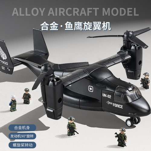 战斗机运输机模型合金耐摔仿真