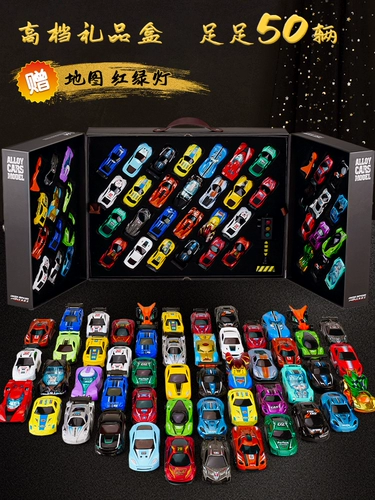 Детская игрушечная машина, металлическая модель автомобиля, подарочная коробка, игрушка, гоночный автомобиль для мальчиков, подарок на день рождения