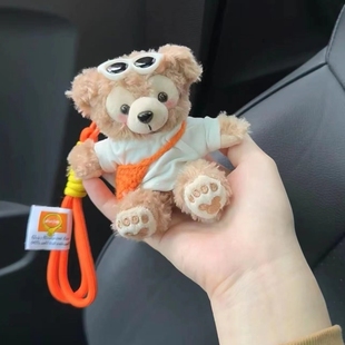 日本xdkxt达菲熊雪莉玫包包挂件汽车钥匙扣毛绒娃娃玩偶公仔女男