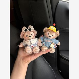 日本xdkxt菲菲小熊包包挂件毛绒玩偶雪莉萌玫达人汽车钥匙扣挂饰