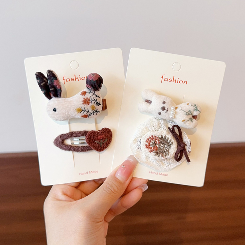 韩系可爱兔子宝宝发夹