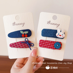 韩版儿童发夹女童可爱卡通BB夹宝宝刘海夹碎发发饰小女孩头饰