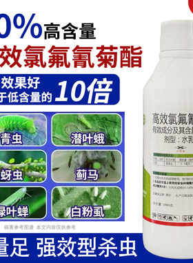 20%高效氯氟氰菊酯高浓度杀虫剂