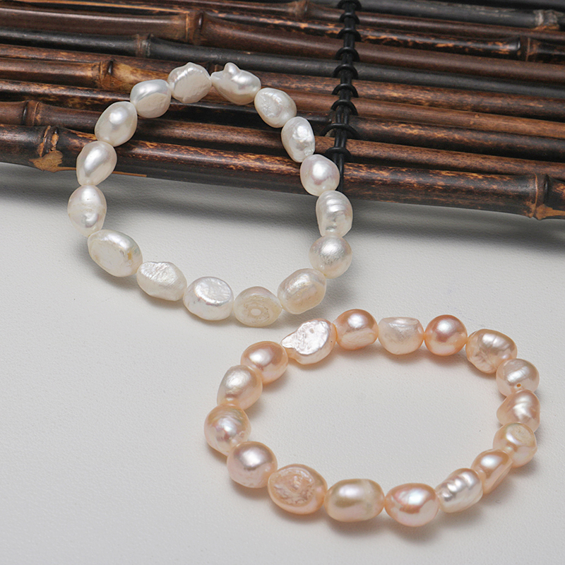 9-10mm巴洛克珍珠手串女简约气质