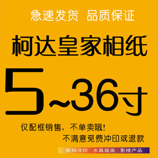 包邮 洗相片 冲洗照片 9寸洗照片冲印 绒面柯达相纸5 正品