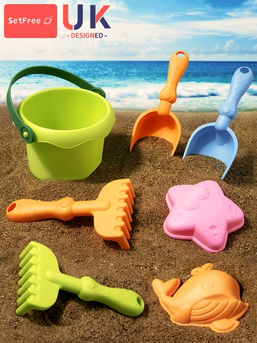 Детская пляжная игрушка, дорожный песок для игр в воде, лопата, комплект, песочные часы
