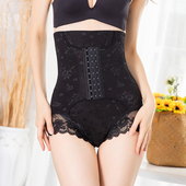 无痕强力收腹内裤 后脱式 女高腰紧身收胃产后塑形收腰裤 头薄款