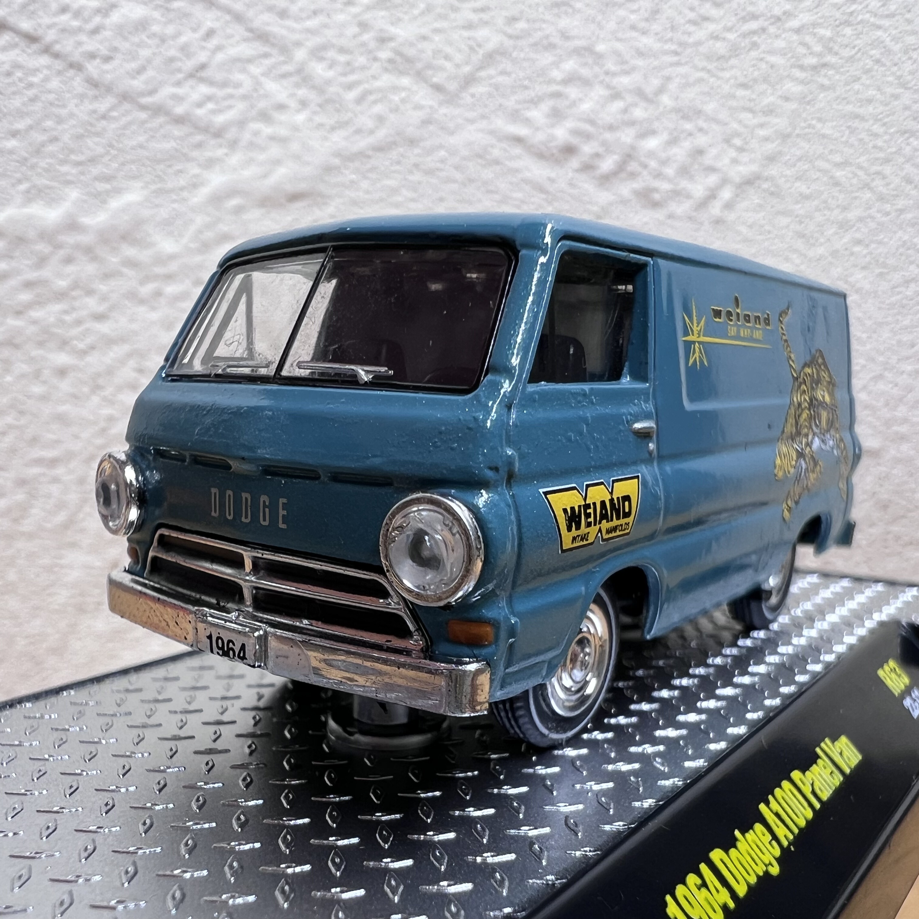 1:64道奇1964款A100厢式货车合金汽车模型摆件